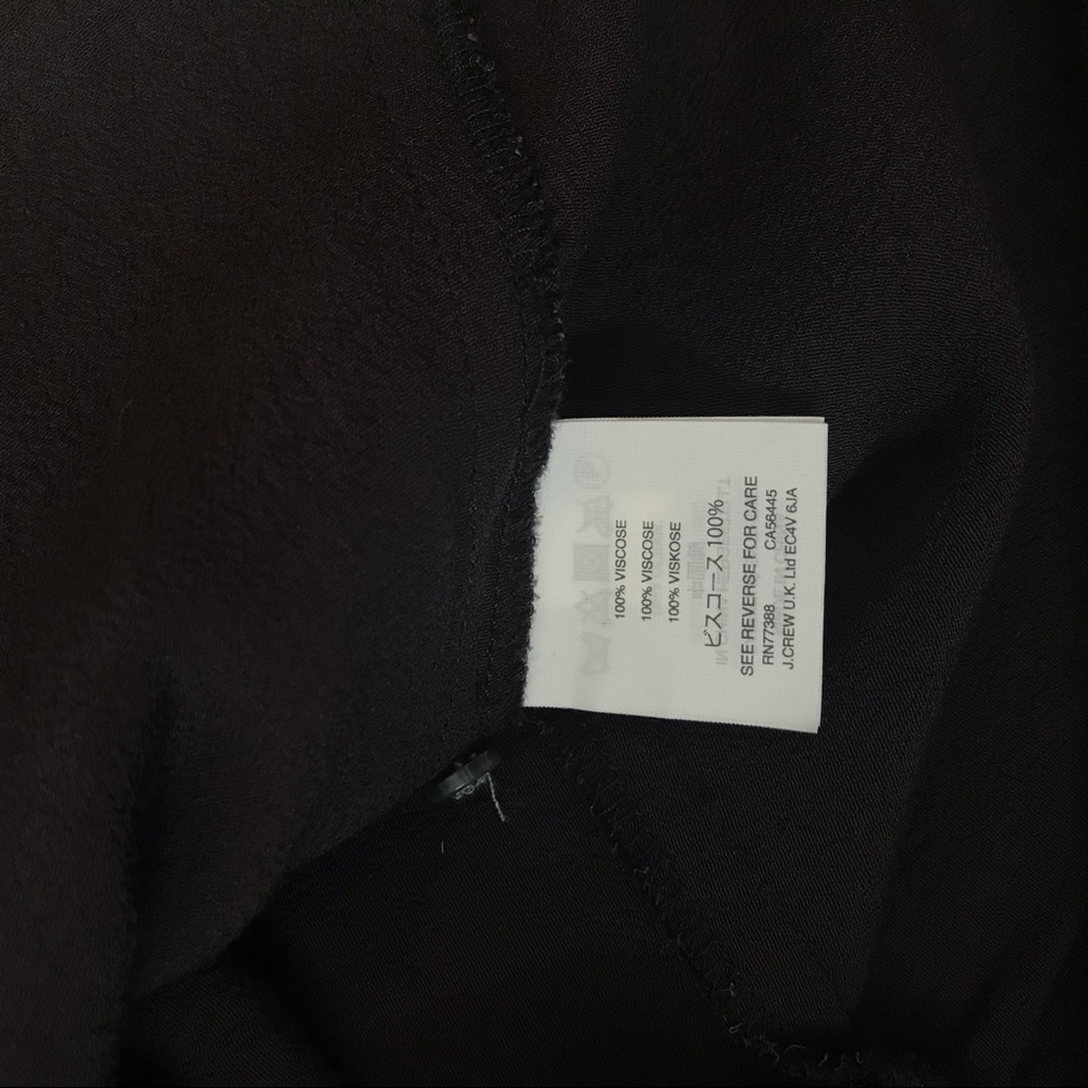 J Crew Short Sleeve Button Peplum Blouse - Picture 4 of 5